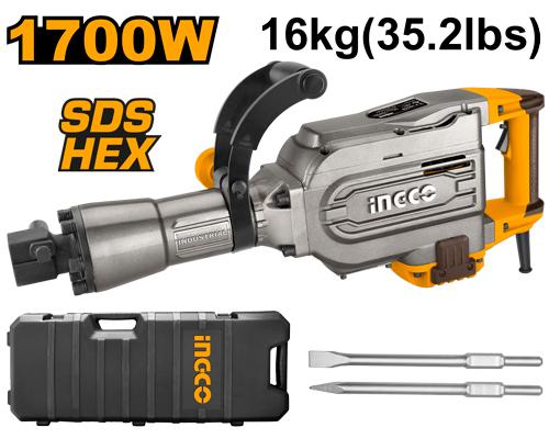 Ingco 50J 1700W Demolition Breaker | PDB170068 Ingco